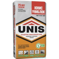 Кладочно-монтажный клей Юнис Униблок 25кг