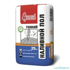 Наливной пол тонкий Старатели от 1 до 20мм 25кг