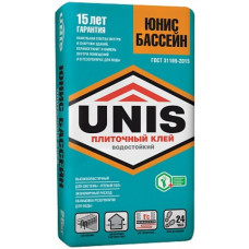 Клей плиточный Юнис Бассеин 25кг
