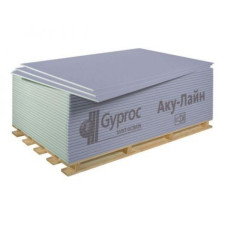 Гипсокартон AkuLine ГКЛА Gyproc 2500х1200х12.5мм (3 м²)